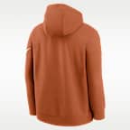 Sudadera con gorro sin cierre universitaria Nike para hombre Texas Sideline Club
