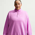 Nike Sportswear Phoenix Fleece Women's Over-Oversized 1/4-Zip (Plus Size)