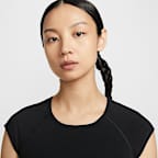 Nike Tempo Swoosh 女款 Dri-FIT 短袖跑步上衣