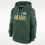 Green Bay Packers Sideline Standard Issue Women's Nike Dri-FIT NFL Pullover Hoodie