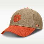 Gorra de rejilla universitaria Nike Dri-FIT ajustable para hombre Clemson Primetime Rise