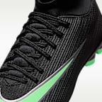 Nike Jr. Mercurial Superfly 11 Club Big Kids' Multi-Ground High-Top Soccer Cleats