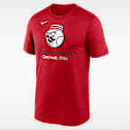 Playera Nike Dri-FIT de la MLB para hombre Cincinnati Reds Stadium Legend