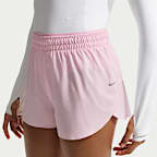 Shorts de correr Repel Dri-FIT de tiro medio de 18 cm para niña Nike MAVN