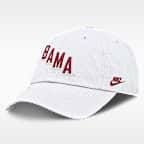 Alabama Natural Club Men's Nike College Adjustable Hat