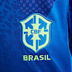 Segunda equipación Stadium Brasil 2025 (selección femenina) Camiseta de fútbol Replica Nike Dri-FIT - Niño/a