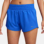 Shorts con forro de ropa interior Dri-FIT de tiro medio de 8 cm para mujer Nike One
