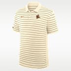 Polo Nike Dri-FIT de la MLB para hombre de los Orioles de Baltimore, edición City Connect, serie Striped Victory