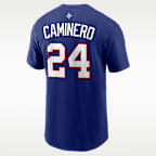 Junior Caminero Dominican Republic National Baseball Team 2026 World Baseball Classic Men's Nike T-Shirt
