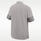 Miami Dolphins Sideline Coach Men's Nike NFL 1/2-Zip Short-Sleeve Jacket