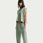 Joggers de French Terry de tiro medio para mujer Nike Sportswear Chill Terry