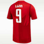 Jersey de fútbol Nike Dri-FIT para hombre Cyle Larin Canada Soccer 2026 Stadium visitante