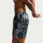 Calções de running forrados com slips de 18 cm Dri-FIT Nike Miler para homem