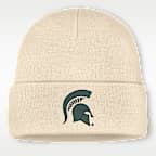 Gorro con dobladillo universitario Nike para hombre Michigan State