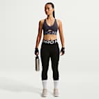 สปอร์ตบราผู้หญิงซัพพอร์ตระดับกลางเสริมฟองน้ำ Nike Pro Sculpt