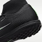 Tacos de futbol para pasto sintético (turf) de corte high Nike Mercurial Superfly 11 Academy