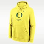 Sudadera con gorro sin cierre universitaria Nike para hombre Oregon Club Basketball 2-Hit