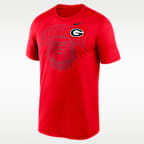 Georgia Campus Legend Shadow Logo Men's Nike Dri-FIT College T-Shirt
