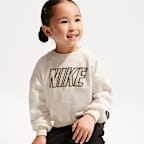 Conjunto de 2 piezas infantil Nike Retro Remix con pants de French Terry de pierna ancha
