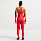 Leggings de cintura alta sin costura delantera de largo completo para mujer Nike Universa