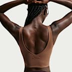 NikeSKIMS Matte Longline-BH mit V-Ausschnitt (Damen)