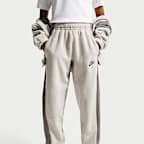 Joggers acondicionados para el invierno para niños talla grande Nike Club Fleece