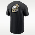 Playera Nike de la NFL para hombre New Orleans Saints Rewind Front And Back Hit Essential
