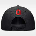 Ohio State Legacy Letter & Location Rise Men's Nike Dri-FIT College A-Frame Adjustable Hat