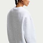 Sudadera de cuello redondo oversized para mujer Nike Studio Fleece Medium Weight