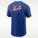Playera Nike de la MLB para hombre New York Mets 2-Hit