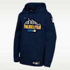 Sudadera con gorro Nike Therma-FIT para niños talla grande Philadelphia Phillies