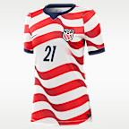 Timothy Weah USMNT 2026 Stadium Home Women's Nike Dri-FIT Soccer Jersey