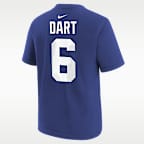 Jaxon Dart New York Giants Big Kids' Nike Football Jersey