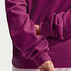 Sudadera con gorro sin cierre oversized para mujer Nike Studio Fleece Medium Weight