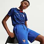 Short Nike Football FFF Tech Fleece pour ado (garçon)