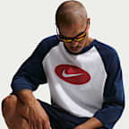 Nike Club Men's 3/4-Sleeve Raglan Top