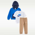 Nike Baby (6-12M) 3-Piece Bodysuit and Pants Set