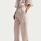 Nike Studio Fleece Medium Weight Women's Oversized Cuffed Logo Trousers