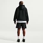 Pánská flísová mikina Nike Solo Swoosh s kapucí a zipem po celé délce