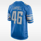 NFL Detroit Lions (Jack Campbell) Men's Game Football Jersey