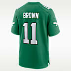A.J. Brown Philadelphia Eagles Men's Nike NFL Game Football Jersey