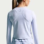 Nike MAVN Girls' Dri-FIT Ribbed Long-Sleeve Top