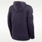 Minnesota Vikings Rivalries Collection Sideline Men's Nike Dri-FIT NFL Long-Sleeve Hooded Top