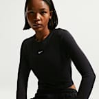 Nike Sportswear Chill Knit Women's Slim Long-Sleeve Cropped Top