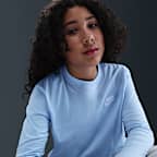 Playera de manga larga para niños grandes Nike Sportswear