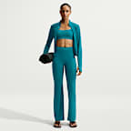 Leggings acampanados de tiro alto sin costura delantera para mujer Nike Zenvy