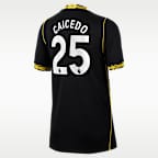 Moisés Caicedo Chelsea 2026/27 Stadium Away Big Kids' Nike Dri-FIT Soccer Jersey