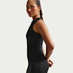 Vestido de tirantes de tela de canalé ajustado para mujer Nike Sportswear Chill Knit