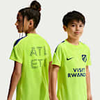 Atlético Madrid Strike Nike Dri-FIT Kurzarm-Fußballoberteil (ältere Kinder)