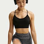 Nike Pro シームレス ウィメンズ Dri-FIT ハイウエスト 13cm バイカーショートパンツ